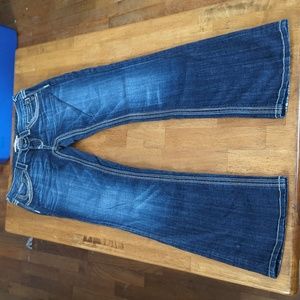 Express Rerock Barely Boot Jeans 4R